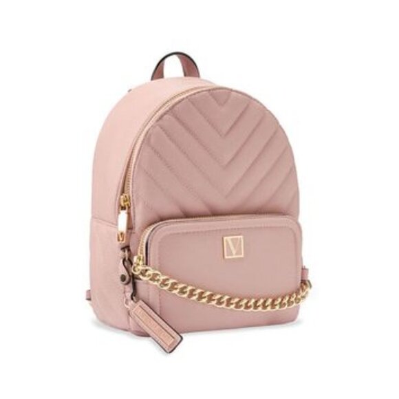 BNWT  VICTORIA"S SECRET MINI SMALL BACKPACK BAG PURSE PINK SOLD OUT - Picture 2 of 10